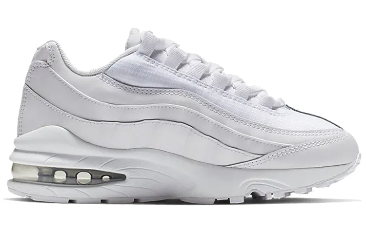Nike Air Max 95 GS 'White Metallic Silver' White/Metallic Silver-Pure Platinum-White 905348-104