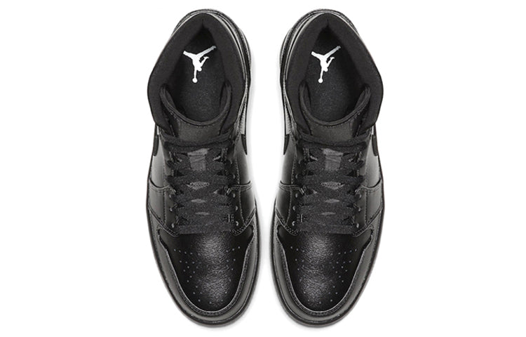 Air Jordan 1 Mid Triple Black 554724-090