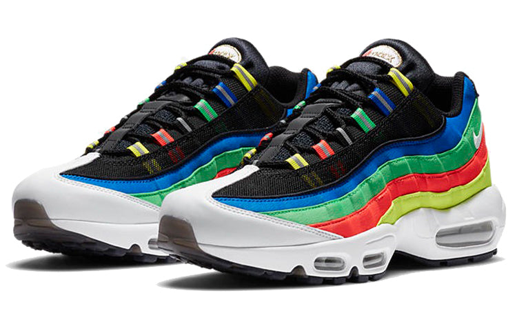 Nike Air Max 95 'Olympics' Black/White/Racer Blue/Green Spark DA1344-014