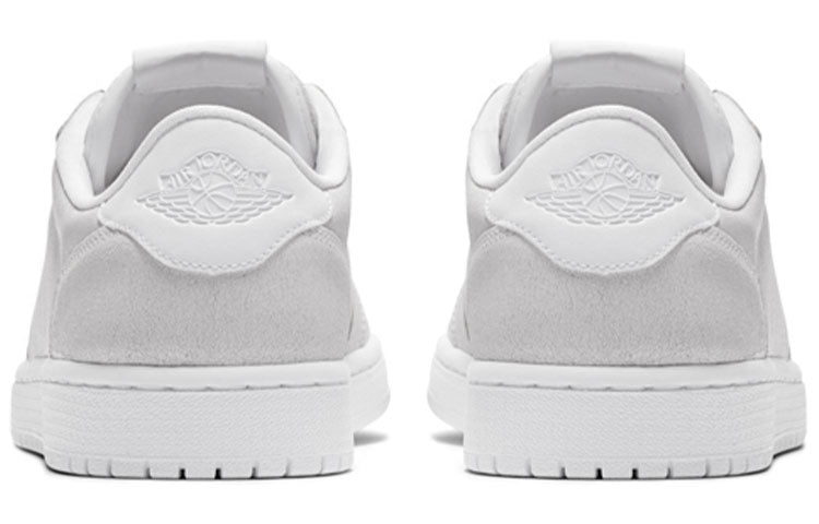 Womens WMNS Air Jordan 1 Low NS 'Triple White' White/White-Metallic Gold AH7232-100