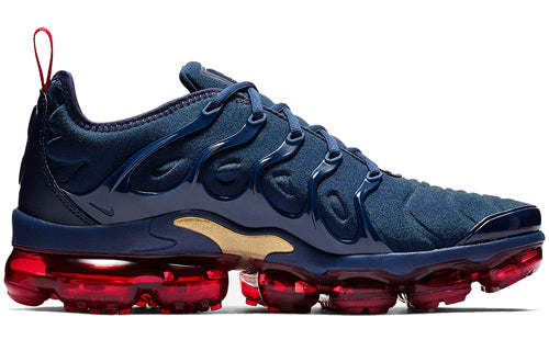Nike Air VaporMax Plus 'Midnight Navy' Midnight Navy/Metallic Gold-Black-University Red 924453-405