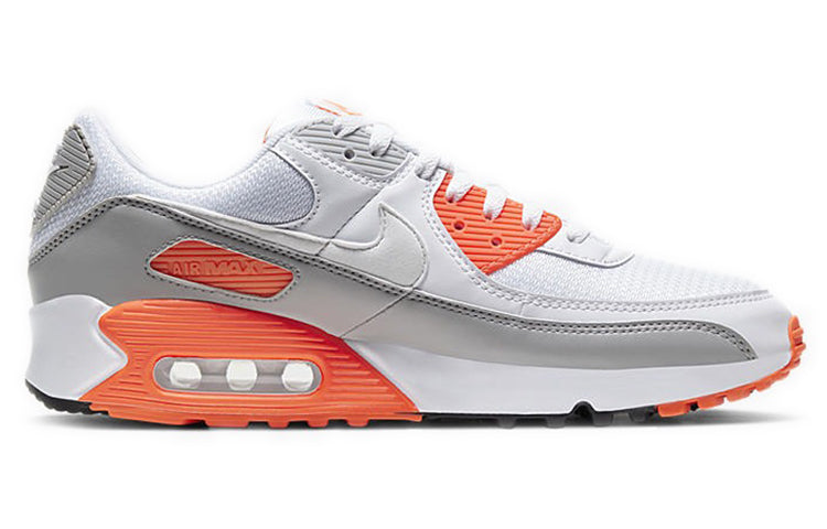 Nike Air Max 90 'Hyper Orange' White/White/Hyper Orange/Light Smoke Grey CT4352-103