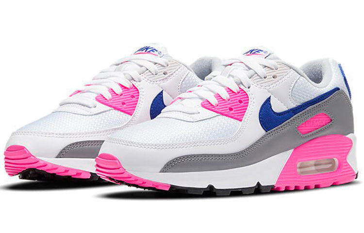 Womens Air Max 90 'Pink Concord' White/Vast Grey/Concord/Pink Blast CT1887-100