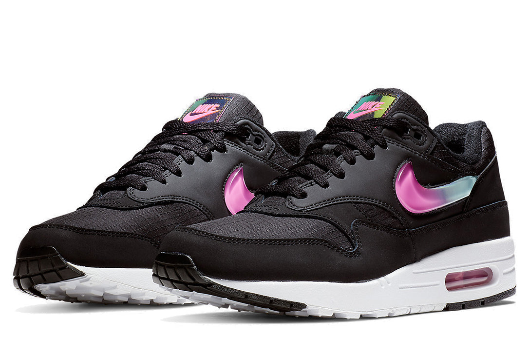 Nike Air Max 1 SE 'Jelly Jewel Black' Black/Blue Gaze/Active Fuchsia AO1021-003