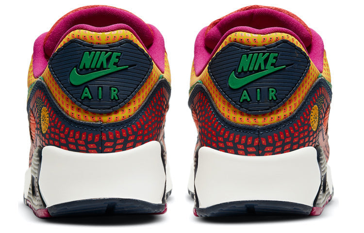 Nike Air Max 90 'Dia de los Muertos' Deep Ocean/Sail/University Gold/Cactus Flower DC5154-458