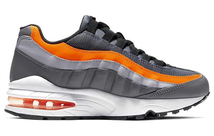 Nike Air Max 95 GS 'Grey Total Orange' Dark Grey/Black/Wolf Grey/Total Orange 905348-033