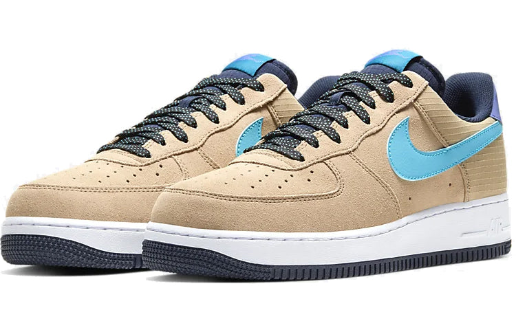 Nike Air Force 1 Low 'Khaki ACG' Khaki/Persian Violet/Bright Teal/Blue Fury CD0887-201
