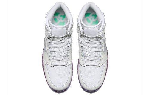 Air Jordan 1 High Premium'Gradient Sole' GS White/Retro/Teal/Verde/Infrared 705296-119