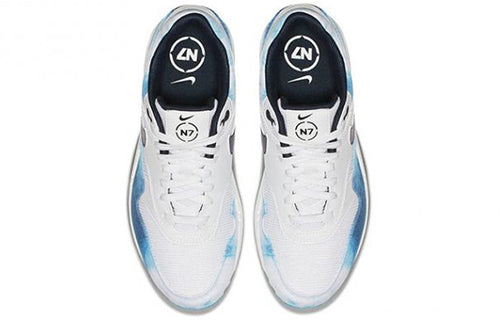 Nike Womens Air Max 1 'N7' White/Court Purple/Dark Obsidian AO2321-100
