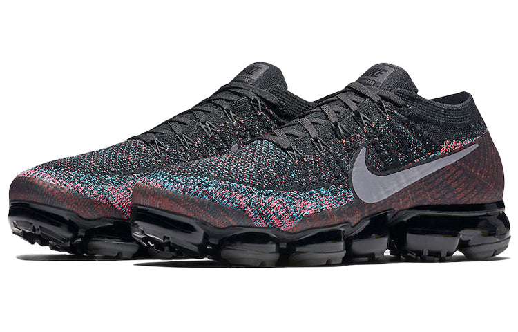 Nike Air VAPORMAX Flyknit Black/METALLIC SILVER-BLUE LAGOON 849558-015