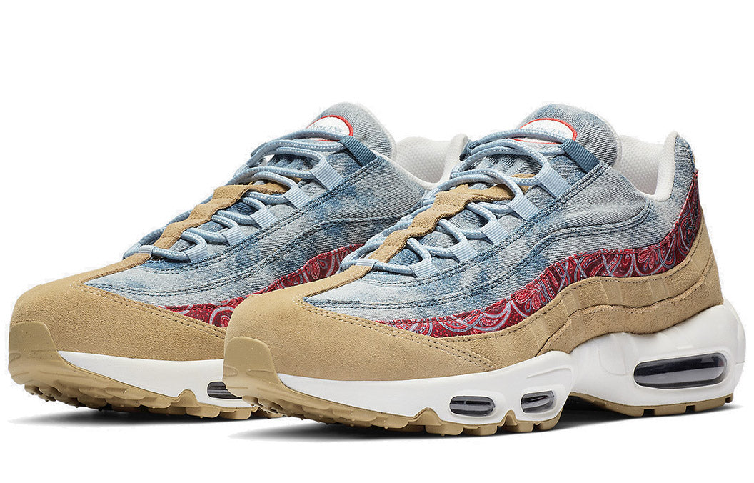 Nike Air Max 95 'Wild West' Parachute Beige/University Red-Thunderstorm-Light Armory Blue-Sail-Armory Navy BV6059-200