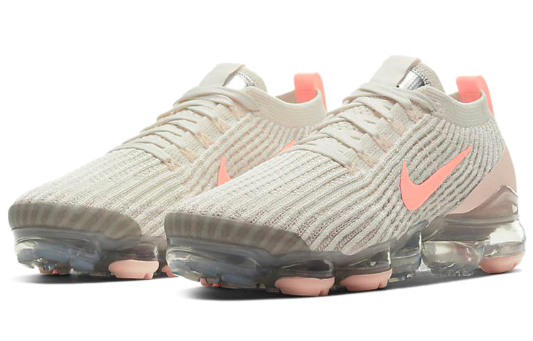 Nike Womens Air VaporMax Flyknit 3 'Light Cream Crimson Tint' Light Cream/Crimson Tint/Vast Grey/Atomic Pink CT1274-200