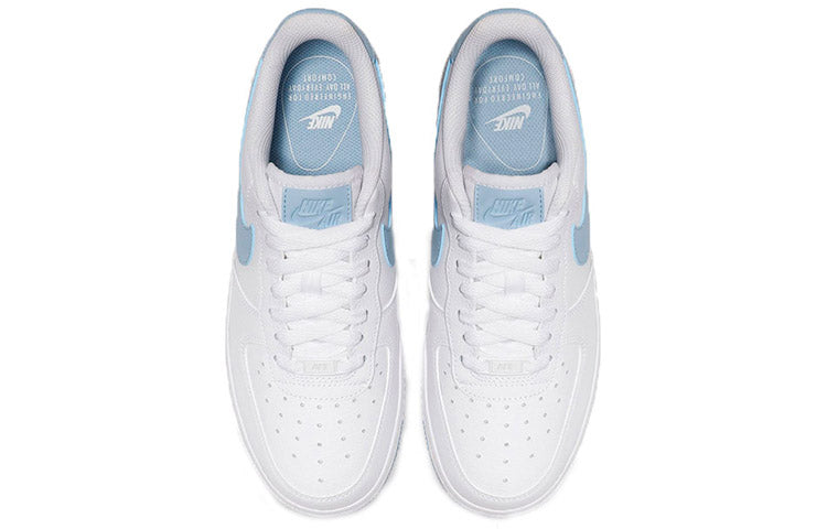 Nike Womens Air Force 1 Low '07 Patent 'Light Armory Blue' White/Light Armory Blue AH0287-104
