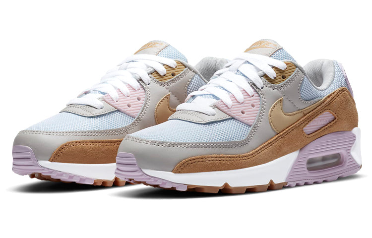 Womens Air Max 90 'White Sesame' White/Twine/Light Orewood Brown/Sesame DD6615-100