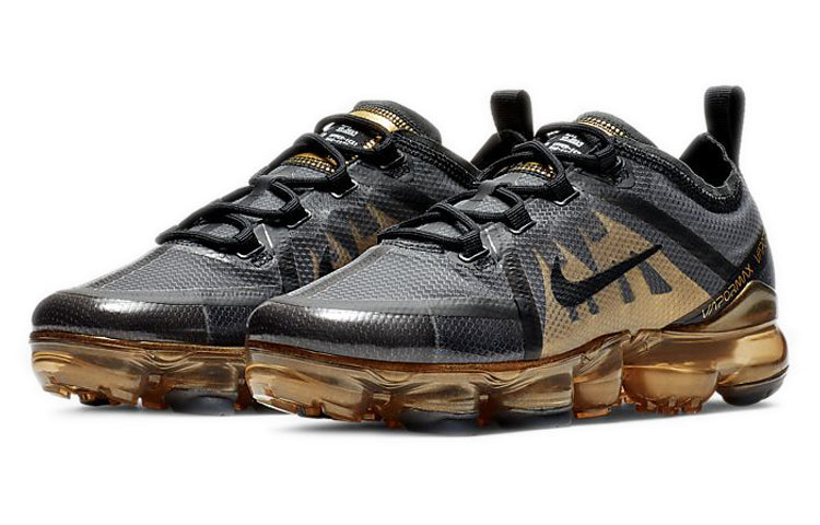 Nike Air VaporMax 2019 GS 'Black Gold' Black/Black-Metallic Gold AJ2616-004