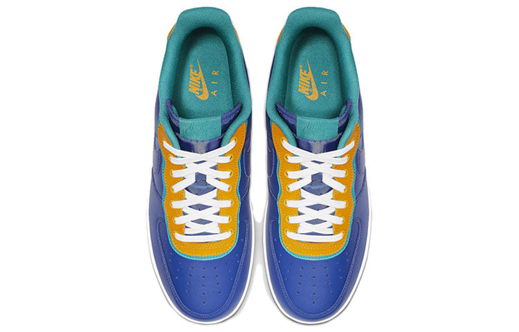 Nike Air Force 1 Low 'Double Layered - Indigo Force' Indigo Force/Canyon Gold-Spirit Teal-Indigo Force AO2439-401
