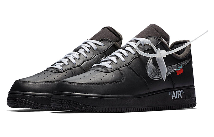Nike OFF-WHITE x Air Force 1 Low '07 'MoMA' Black/Metallic Silver-Black AV5210-001