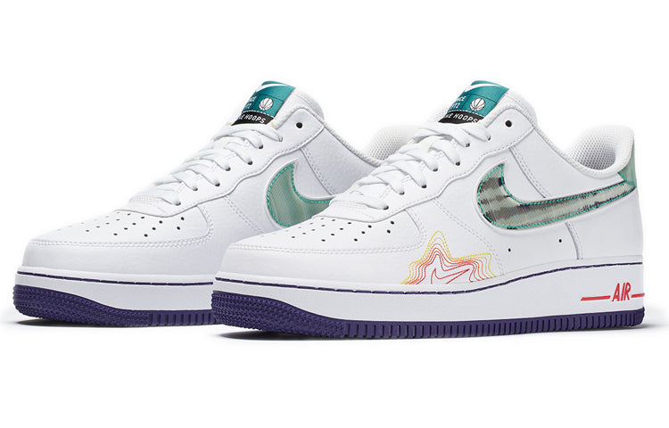 Nike DeAaron Fox x Brittney Griner x Air Force 1 Low Pregame Pack - Music White/Red/Green/Purple CW6015-100