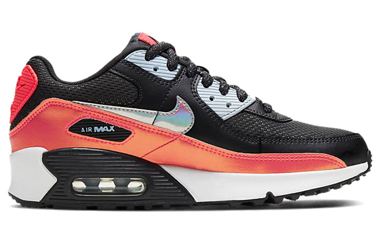 Air Max 90 FP GS 'Black Laser Crimson' Off Noir/Laser Crimson/Hydrogen Blue/White CT1966-001