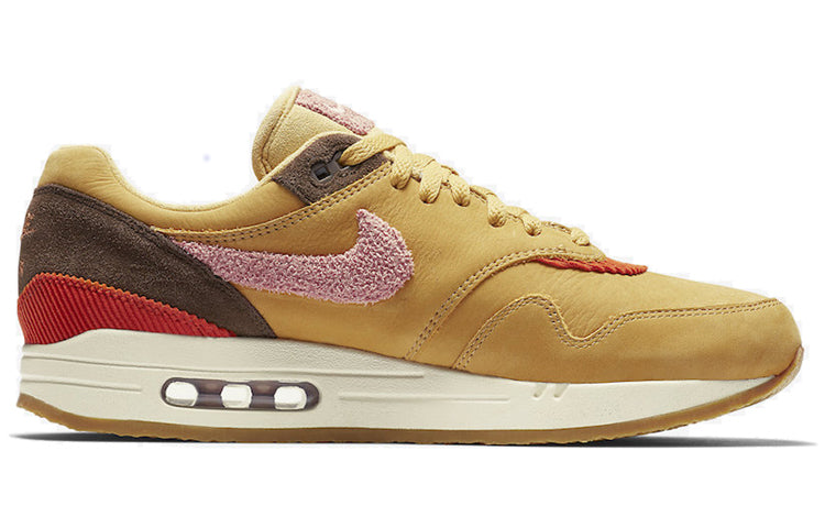 Nike Air Max 1 Premium 'Crepe Pack - Bacon' Wheat Gold/Rust Pink/Baroque Brown CD7861-700