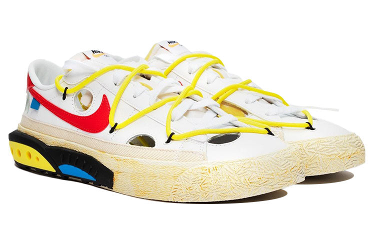 Nike Blazer Low x OFF-WHITE White University Red DH7863-100