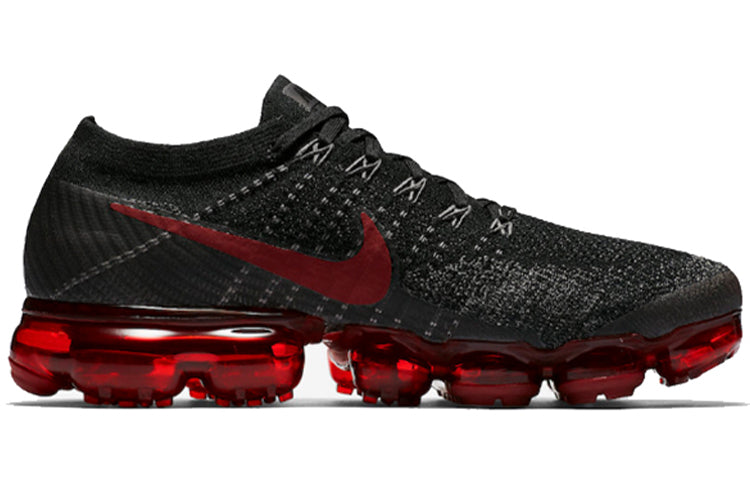 Nike Air VaporMax Flyknit Black Varsity Red 849558-013