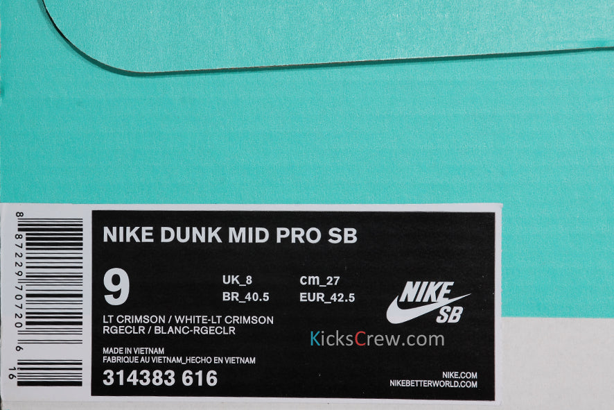 Nike Dunk Mid Pro SB 314383-616