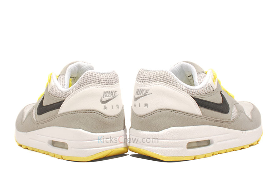 Nike Womens Air Max 1 Medium Grey Sonic Yellow 319986-019