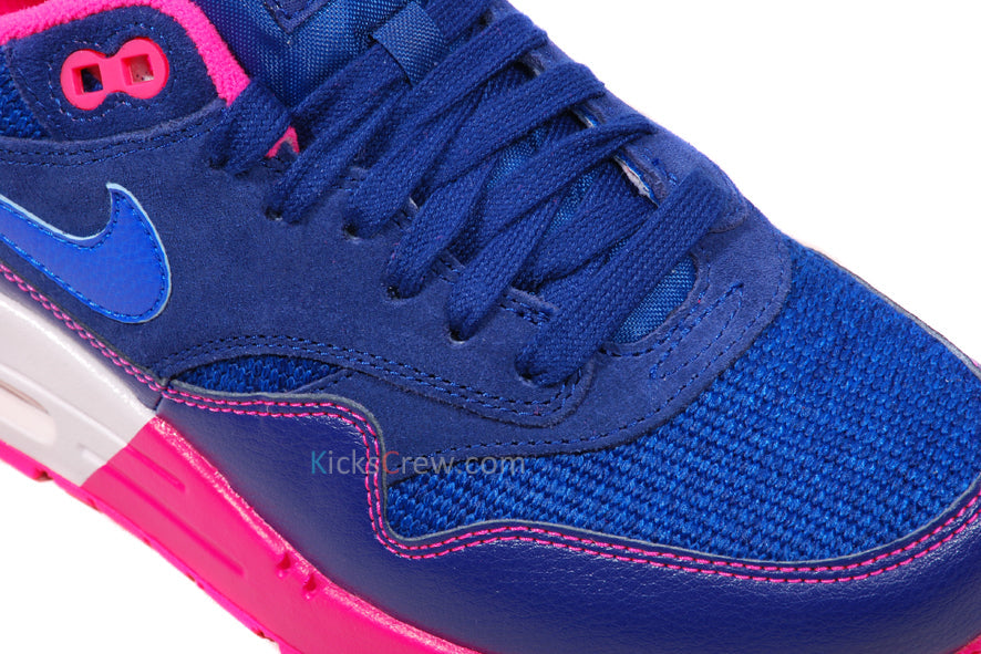 Nike Womens Air Max 1 Game Royal Pink Flash 319986-403