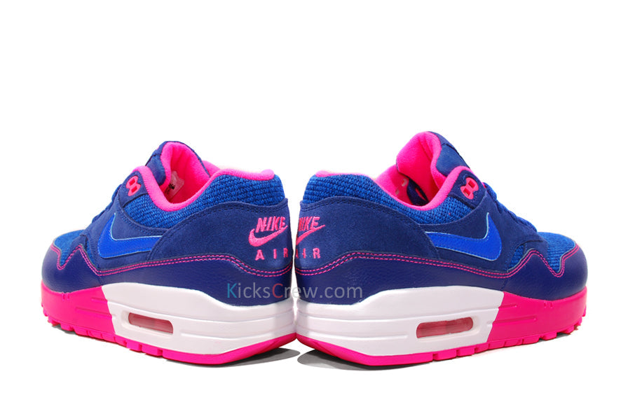 Nike Womens Air Max 1 Game Royal Pink Flash 319986-403