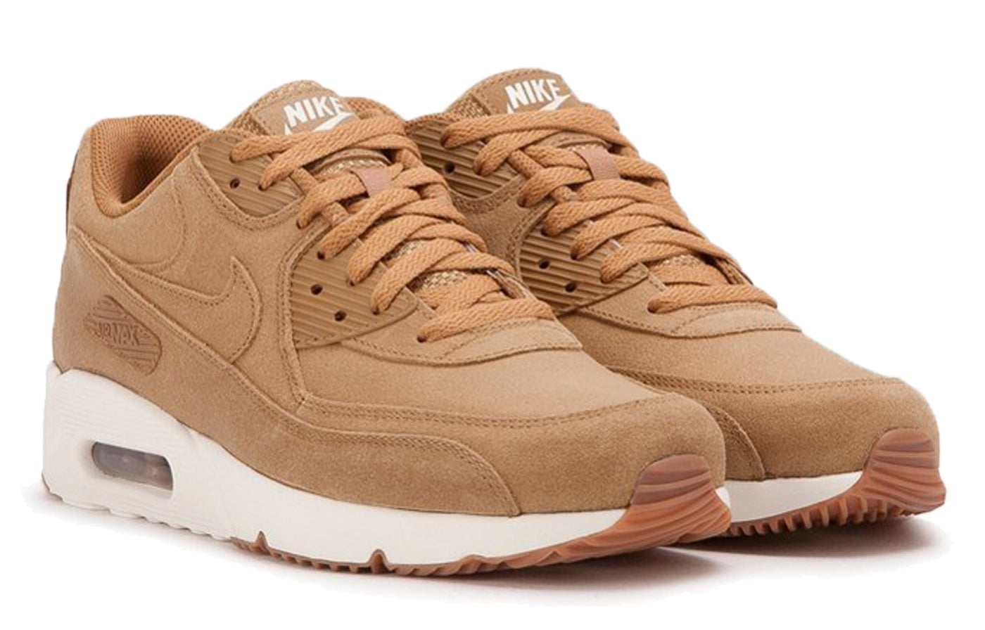 Nike Air Max 90 ULTRA 2.0 LTR FLAX/FLAX-SAIL-GUM MED BROWN 924447-200