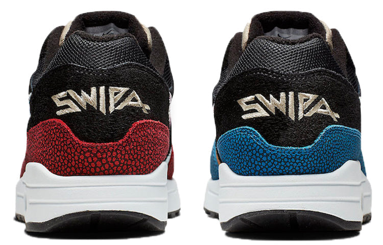 Nike De'Aaron Fox x Air Max 1 'Swipa' Black/Cinder Orange/Photo Blue/Moon Particle/Desert Ore CJ9746-001