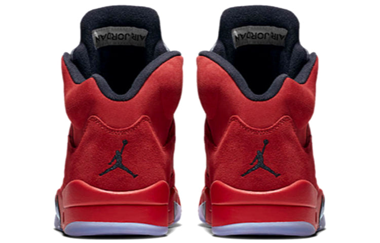 Air Jordan 5 Retro Flight Suit - Red Suede 136027-602