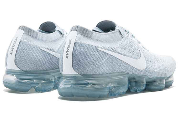 Nike Womens Air Vapormax Flyknit Pure Platinum/White-Wolf Grey 849557-004