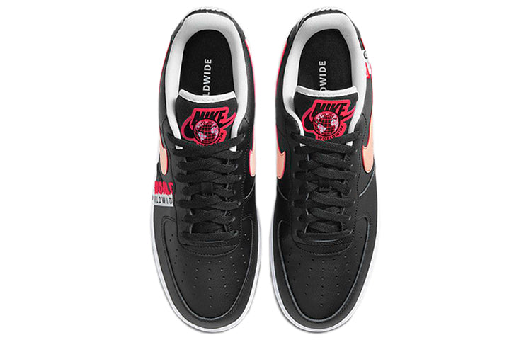 Nike Air Force 1 Low 'Worldwide Pack - Black Crimson' Black/Flash Crimson/White CK6924-001
