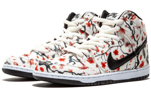Nike SB Skateboard Dunk High Pro 'Cherry Blossom' Sail/Black-Light Crimson-White 305050-106
