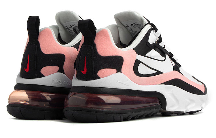 Nike Womens Air Max 270 React Black White Bleached Coral AT6174-005