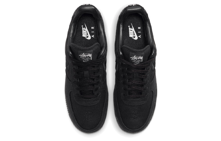 Nike Stussy x Air Force 1 Low 'Triple Black' Black/Black/Black CZ9084-001