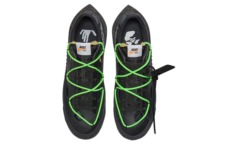 Nike Blazer Low x OFF-WHITE Black Electro Green DH7863-001
