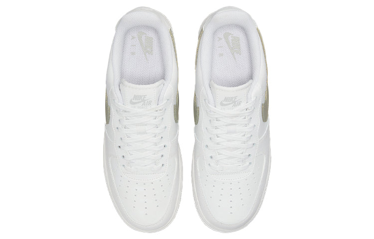 Nike Womens Air Force 1 Low Glitter Swoosh DH4407-101