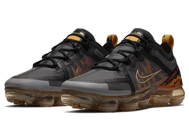 Nike Womens Air VaporMax 2019 SE 'Floral' Black/Bright Crimson-University Gold CD7094-002