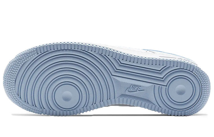 Nike Womens Air Force 1 Low '07 Patent 'Light Armory Blue' White/Light Armory Blue AH0287-104