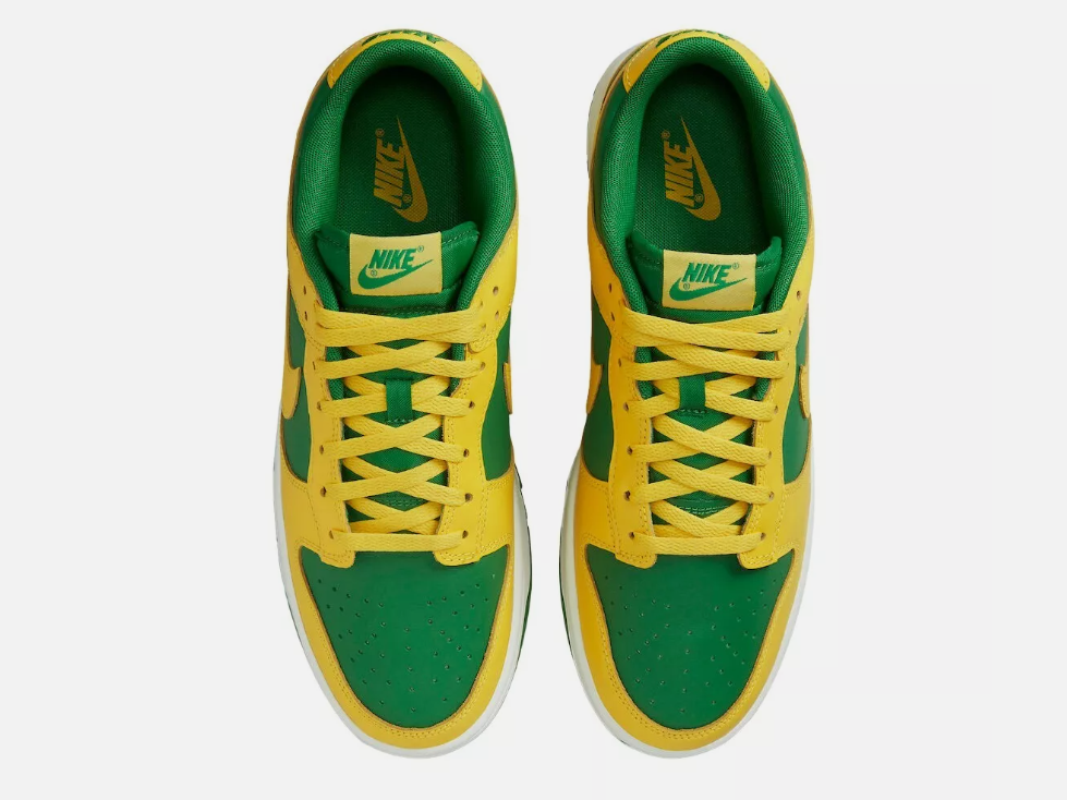 Nike Dunk Low Reverse Brazil Brasil Green Yellow DV0833-300