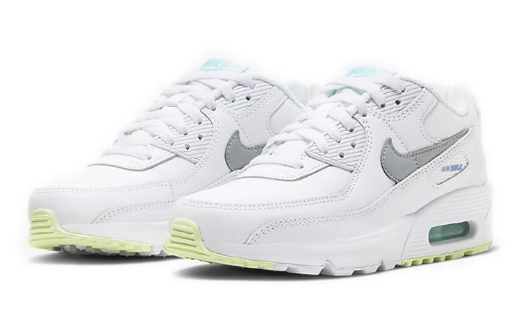 Nike Air Max 90 GS 'White' White/Laser Orange/Light Solar Flare Heather CZ5868-100