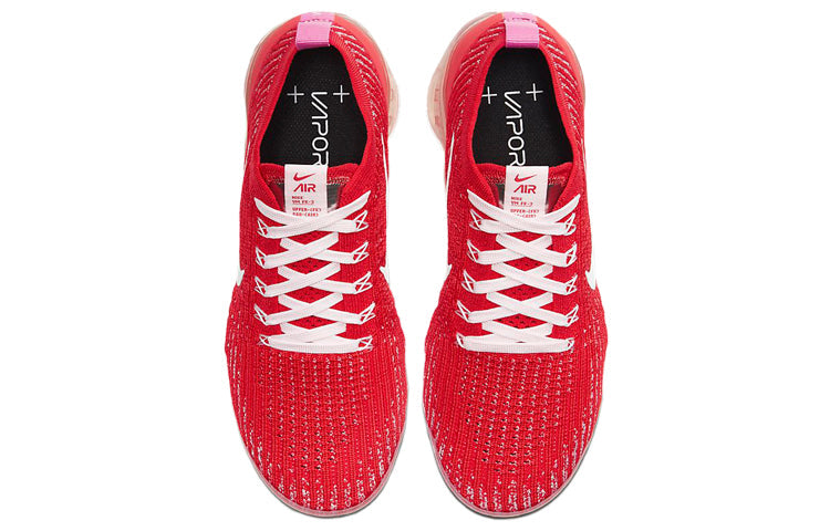 Womens Air VaporMax Flyknit 3 'Track Red' Track Red/Pink Foam/Magic Flamingo/White CU4756-600