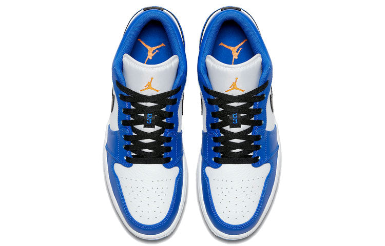 Air Jordan 1 Low Hyper Royal Orange Peel 553558-401