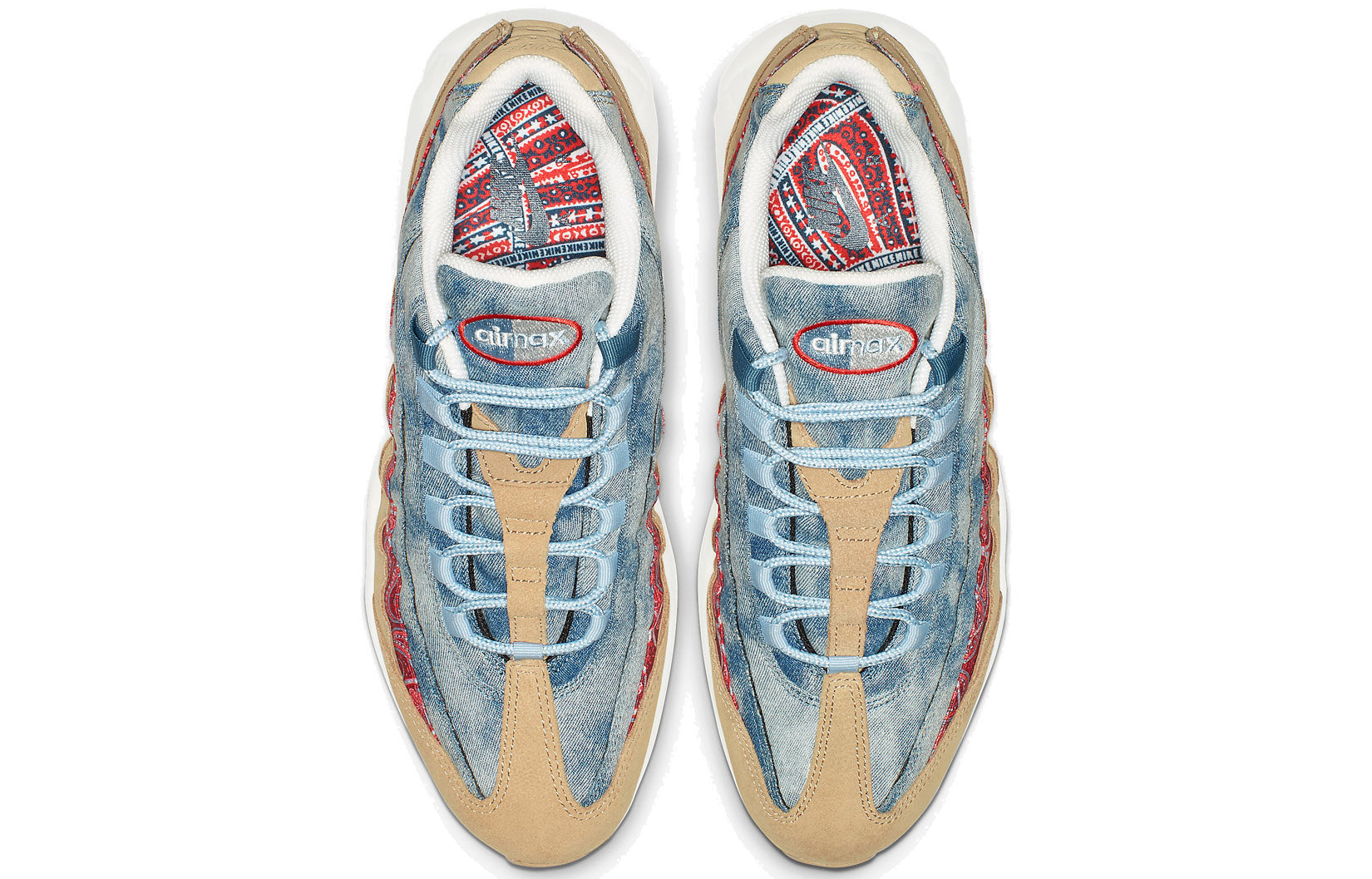 Nike Air Max 95 'Wild West' Parachute Beige/University Red-Thunderstorm-Light Armory Blue-Sail-Armory Navy BV6059-200