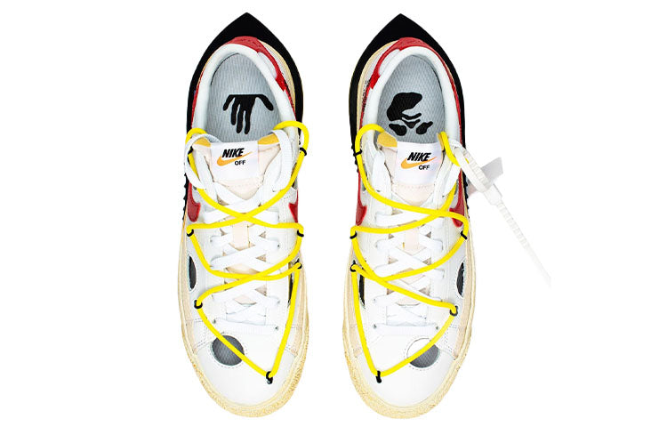 Nike Blazer Low x OFF-WHITE White University Red DH7863-100