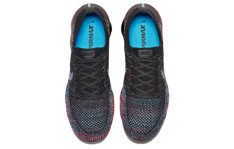 Nike Air VAPORMAX Flyknit Black/METALLIC SILVER-BLUE LAGOON 849558-015