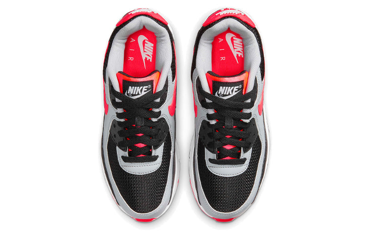 Nike Air Max 90 LTR Leather GS 'Radiant Red' Black/White/Wolf Grey/Radiant Red CD6864-009